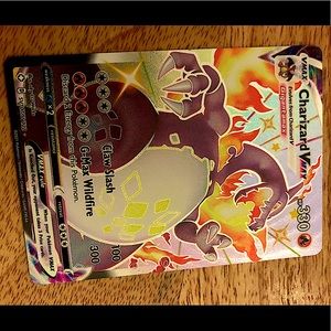 Freshly pulled shiny Vmax charizard